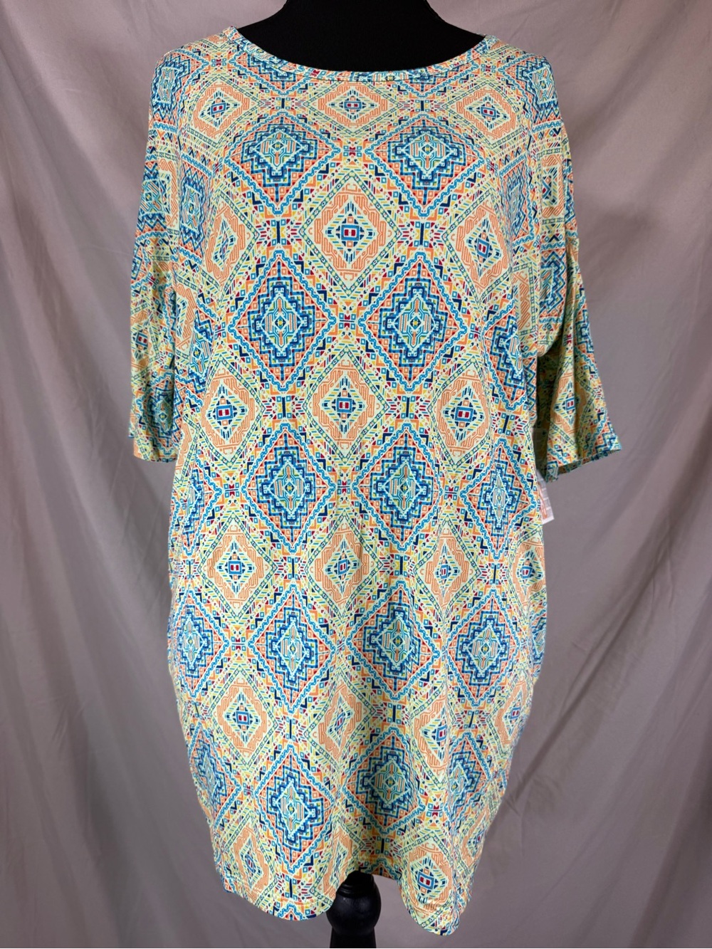 LuLaRoe Irma Paisley Tunic Top Multicolor Size XS